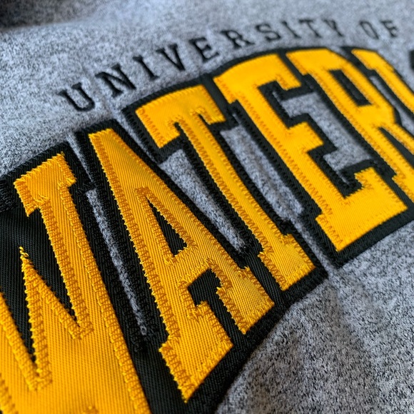 University of Waterloo grey classic hoodie - Picture 3 of 5